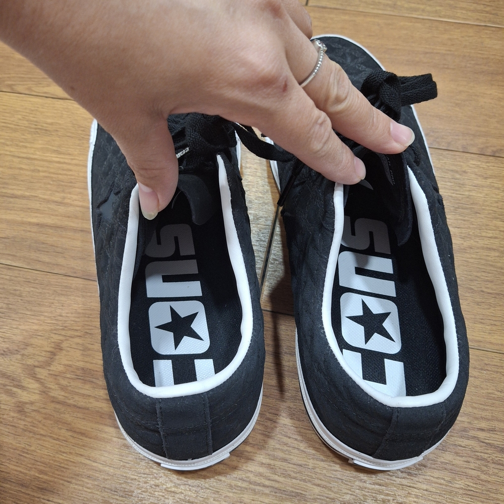 Converse Black Quilted Star Men's Shoes - Picture 5 of 8